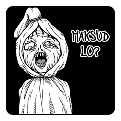 Scary Ghost Indonesia 2 Line Stickers Line Store
