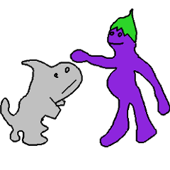 shark and eggplant