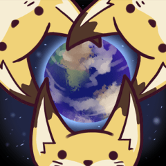 The world was surrounded by the fox