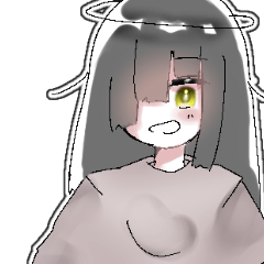 Unfriendly angel sticer