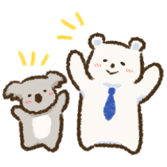 Koala Bear and Polar Bear