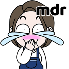 可愛い女の子 Youngmi 2 フランス語 Line スタンプ Line Store 可愛い女の子 Youngmi 2 フランス語 Line スタンプ Line Store