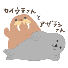 Daily life of Mr.Walrus and Mr.Seal