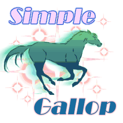 KeiN.'s Galop of a simple horse.