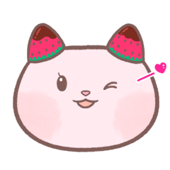 Cute Strawberry Kitty