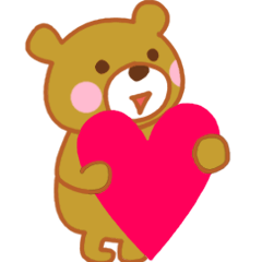 The brown bear (sweet words)