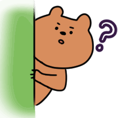 Mr. bear with a conspicuous eyebrow.