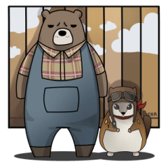 Uncle Bear and Flying Buddy