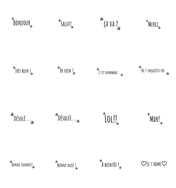 フランス語シンプルスタンプ Lineクリエイターズスタンプ Stamplist フランス語シンプルスタンプ Lineクリエイターズスタンプ Stamplist