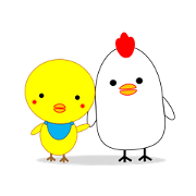 Loose chick and loose chicken