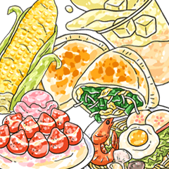 台湾夜市美味しい食べ物 5 Lineクリエイターズスタンプ Stamplist 台湾夜市美味しい食べ物 5 Lineクリエイターズスタンプ Stamplist
