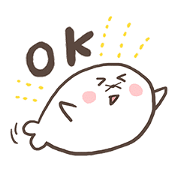 Letter large & move! Seal sticker