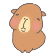 Capybara capybara-n Sticker
