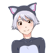 Cat's ear Sticker!