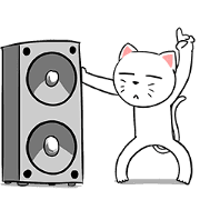 White Weird Cat : Move It!!