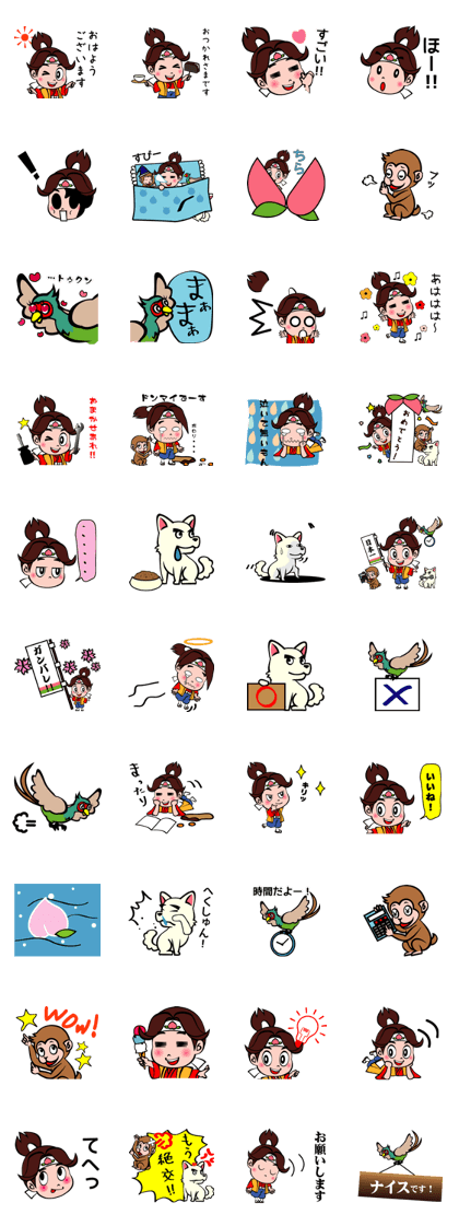 Momotaro of the car inspection.