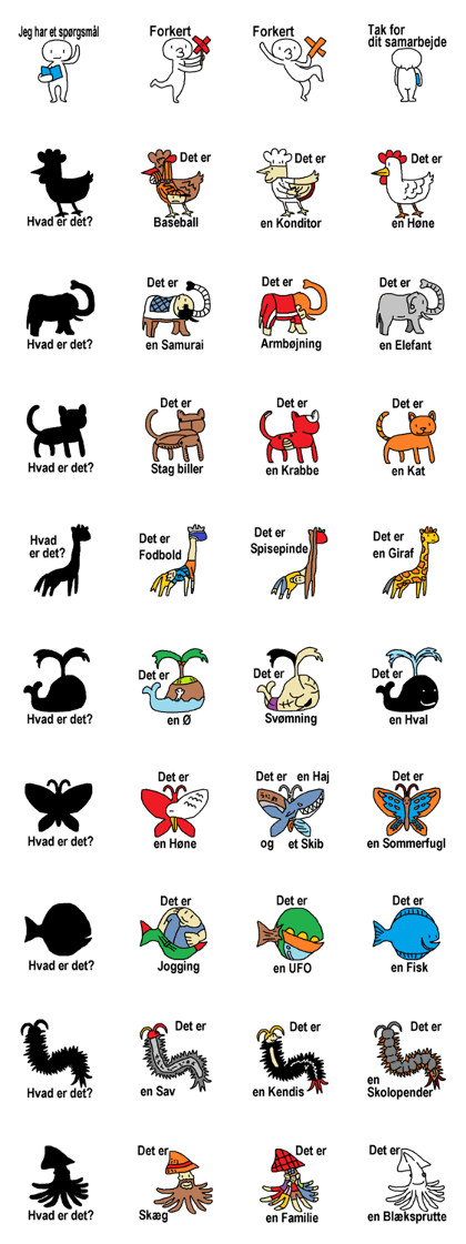 (Danish)Silhouette Quiz