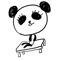 yuru Eyelashes Panda