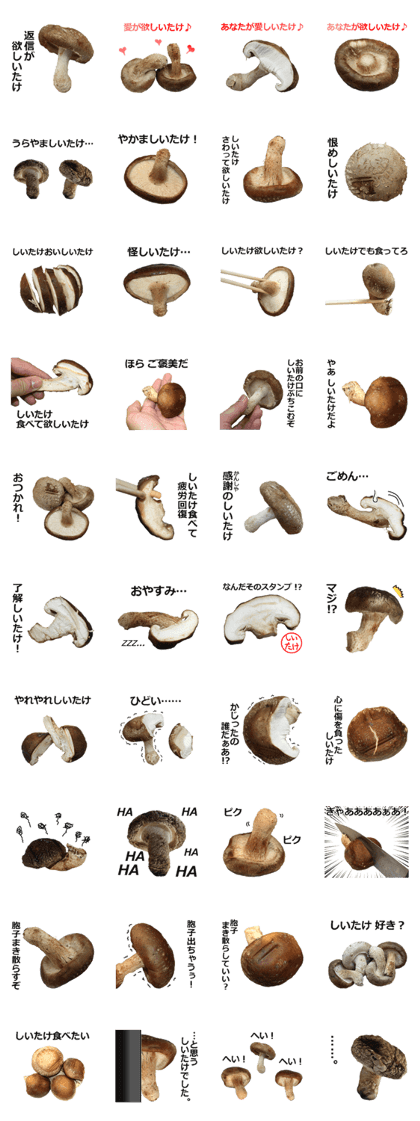 Shiitake mushrooms