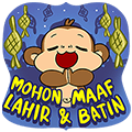 [BIG] What The Monkey: Ramadan Stickers