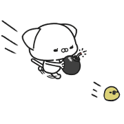 FluffyCheeksCat & Bird v2