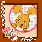 For the gesture of the rabbit with love