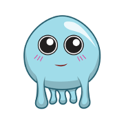 Diel the blue jellyfish