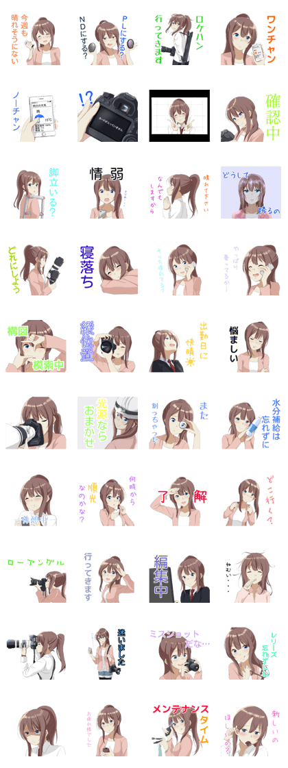 Camera Women's daily life