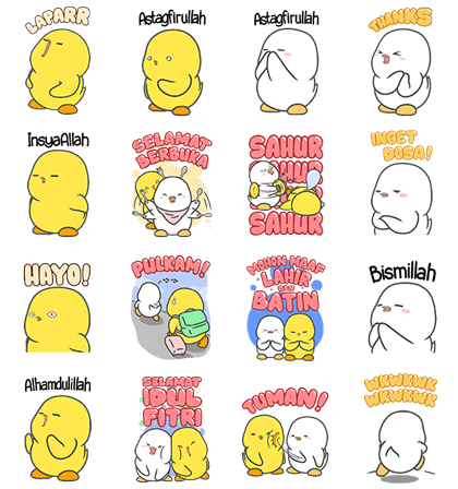 [BIG] Bobo & Lola: Ramadan Stickers