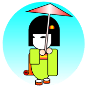 A weird girl in Kyoto