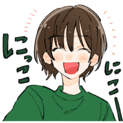 girl's  Sticker
