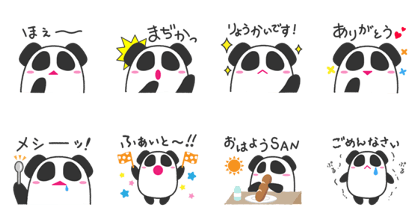 black eye panda