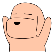 Dog with expressive