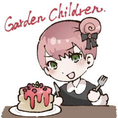Garden Children Sticker