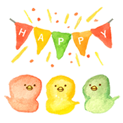 Watercolor message