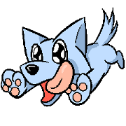 Naughty wolf cub