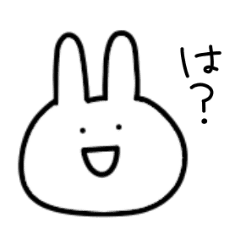 Surreal Rabbit Line Stickers Line Store