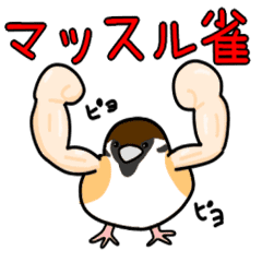 マッスル雀のスタンプ Line スタンプ Line Store マッスル雀のスタンプ Line スタンプ Line Store