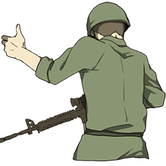 The last of the battlefield Sticker CN