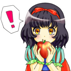 Snow White and mysterious apple
