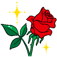 RED ROSE in Indonesian