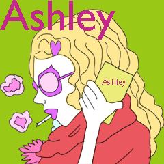 Ashley only sticker!