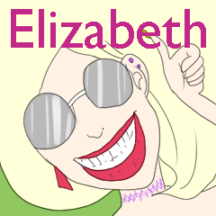 Elizabeth only sticker!