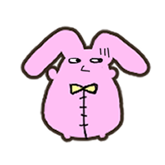 Small and cute! Rabbit-chan Sticker