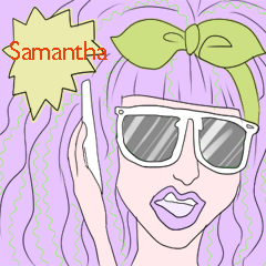 Samantha only sticker!