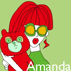 Amanda only sticker!