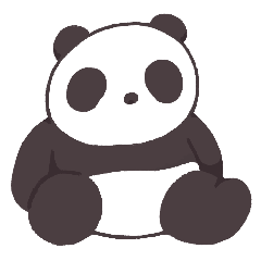 pastel color pandas