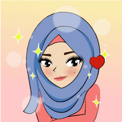 Cute Animation Hijab Girl: Laila