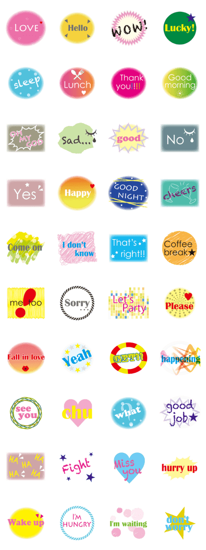 Fashionable Sticker