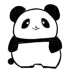 Panda Pei-chan daily sticker